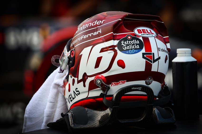 Ferrari F1 helmet