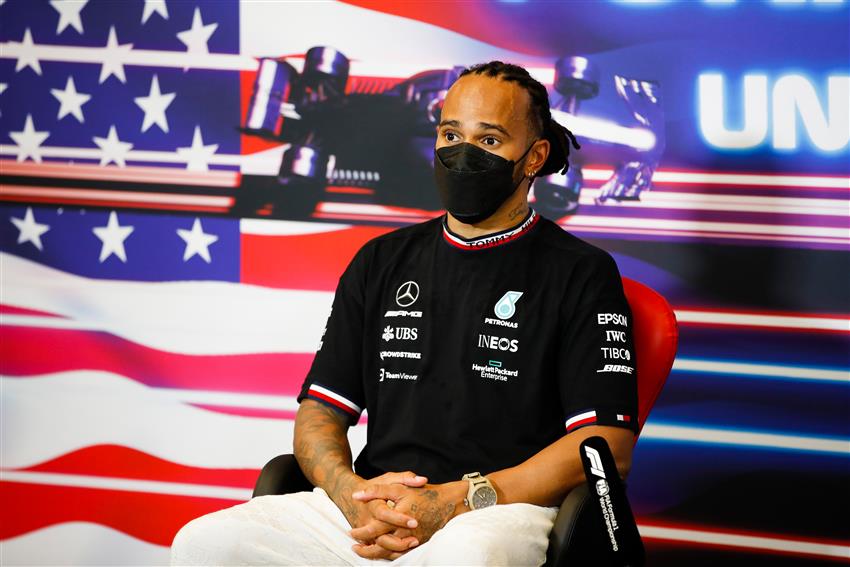 Lewis Hamilton interview Austin
