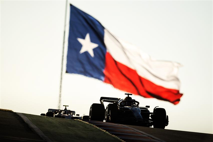 F1 Austin Texas flags