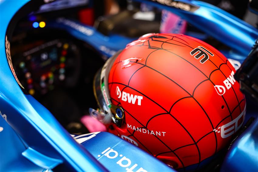 Alpine Spider-Man helmet