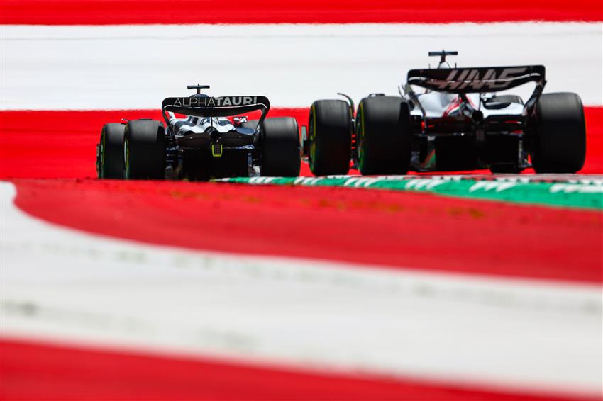Two F1 cars in Austria