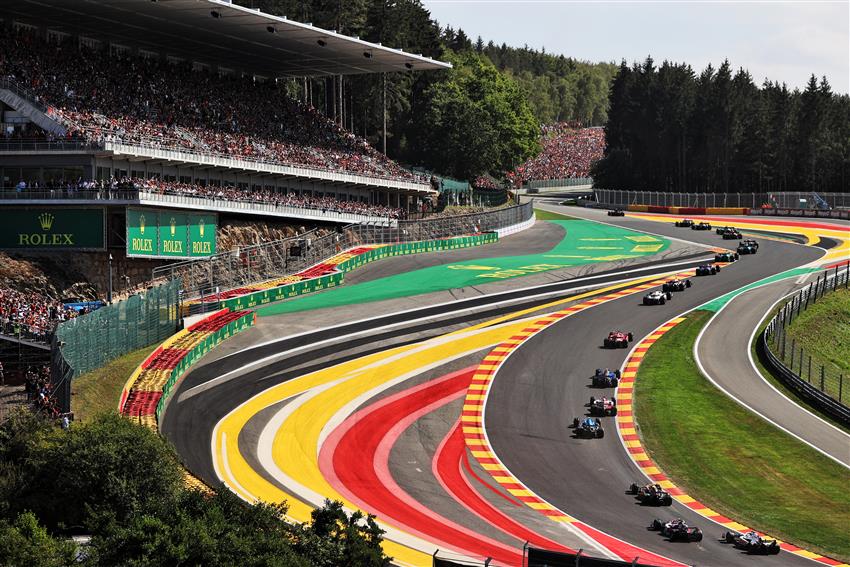 Spa grandstands Belgium