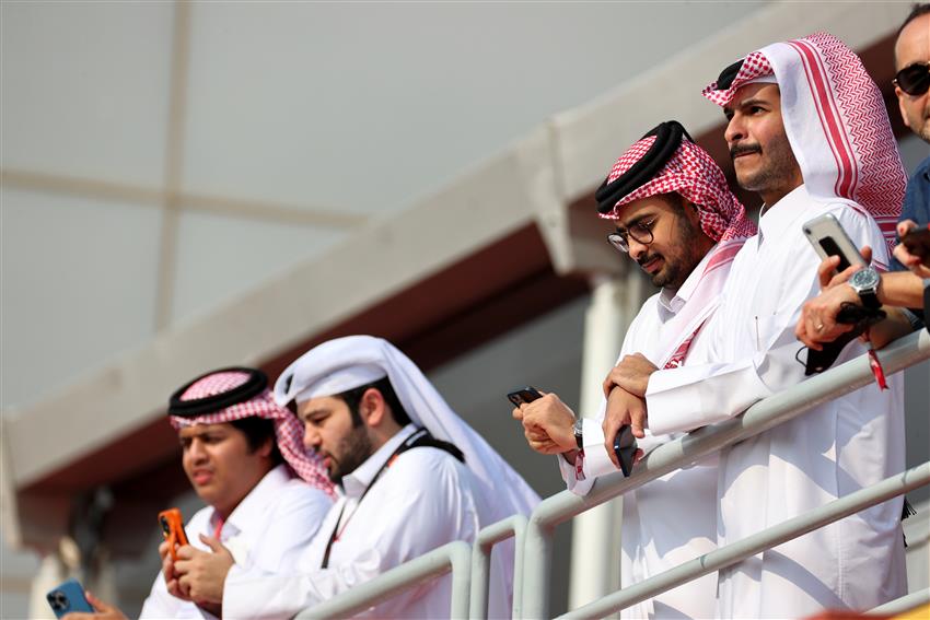 Qatar F1 race fans