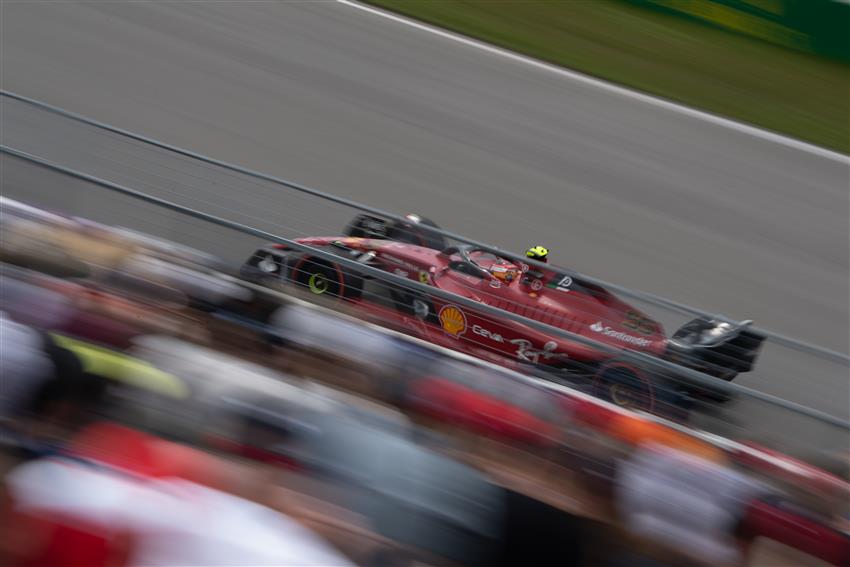 Ferrari at speed
