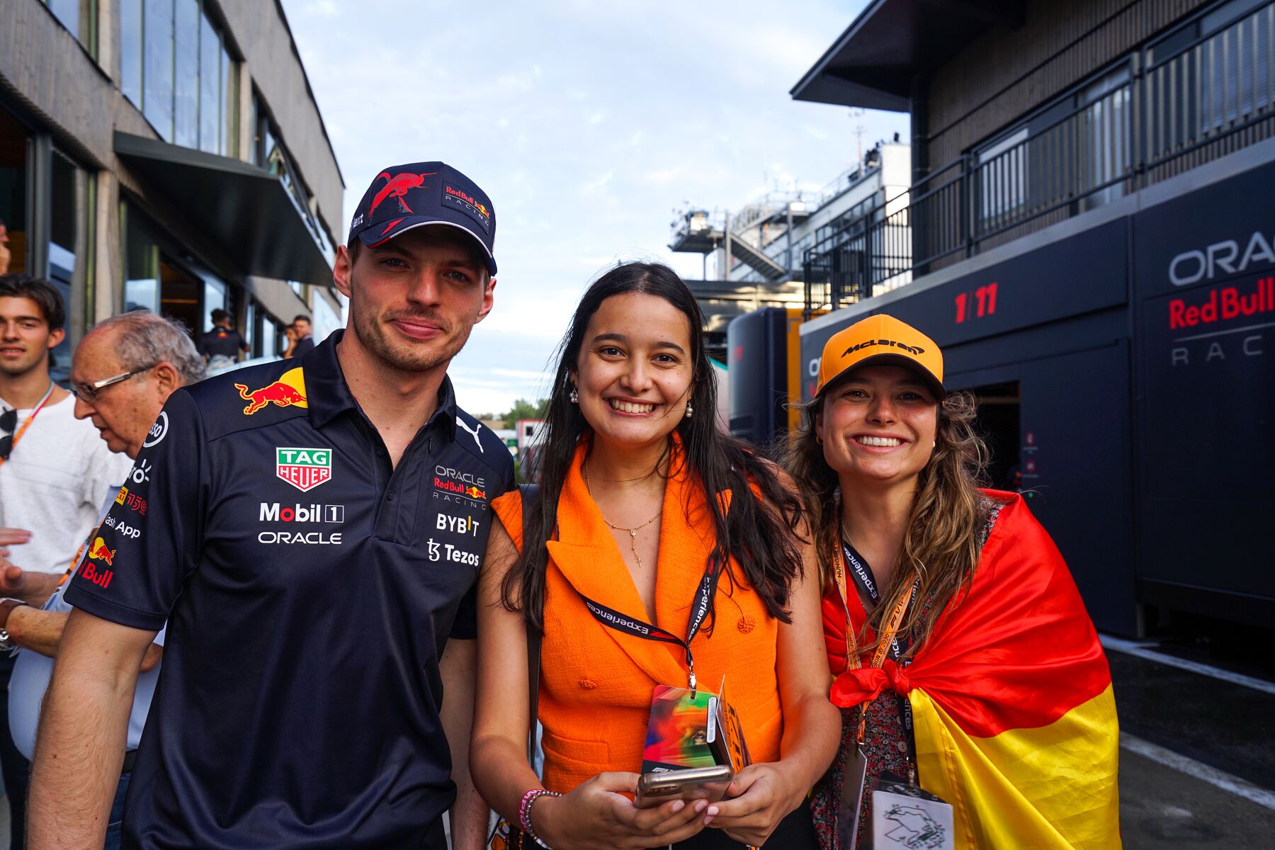 Max with F1 fans