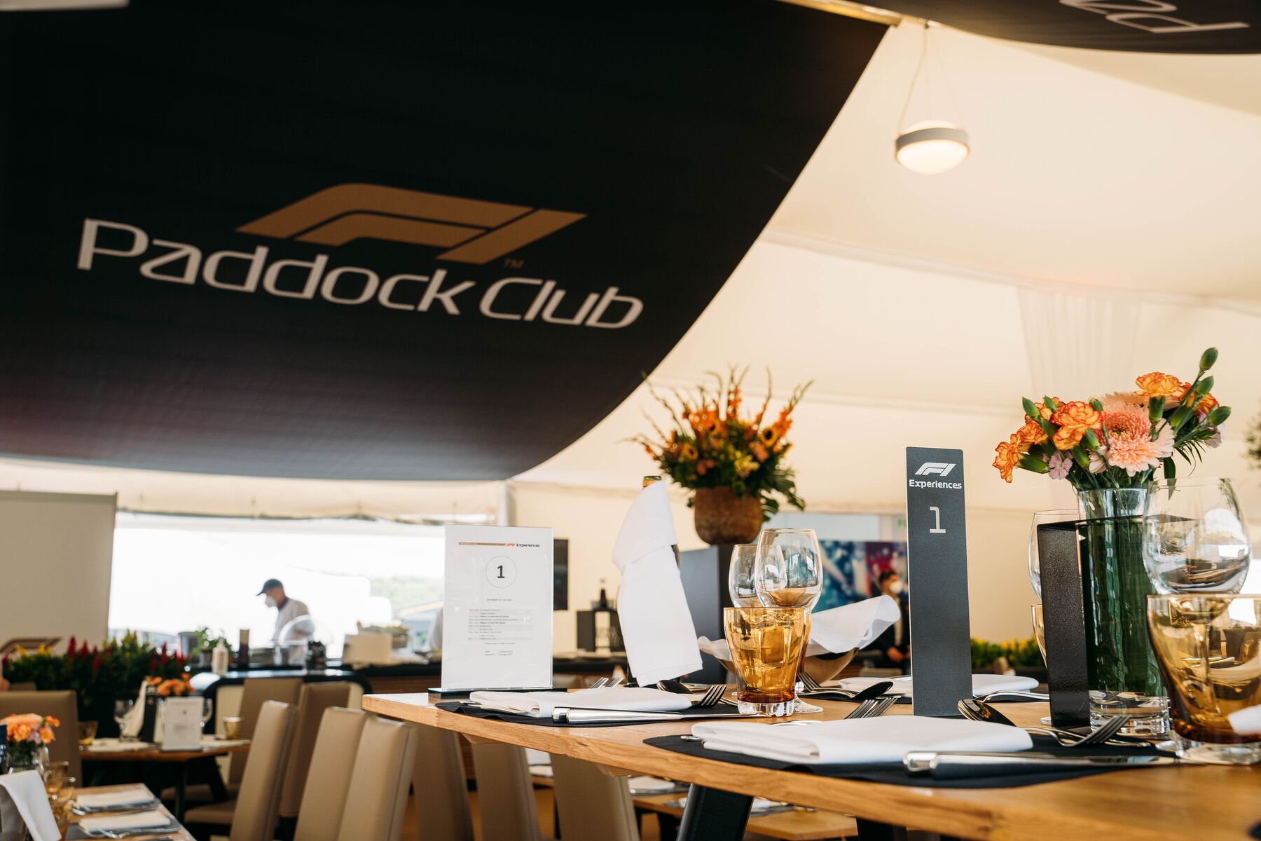 Paddock club Belgium dining