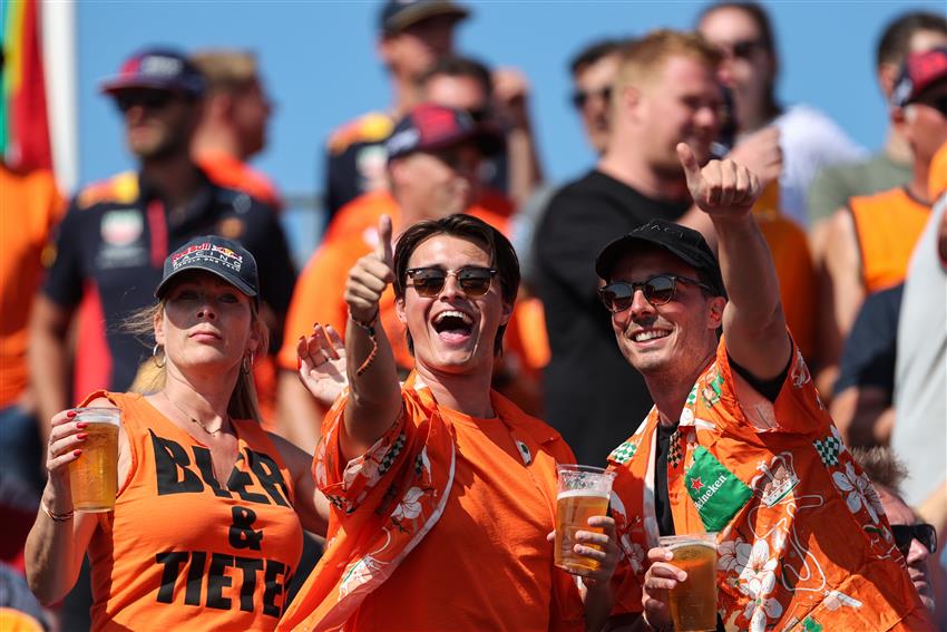 Zandvoort Netherlands Fans