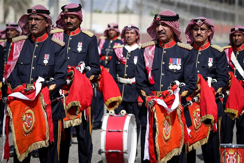 Bahrain army marching band