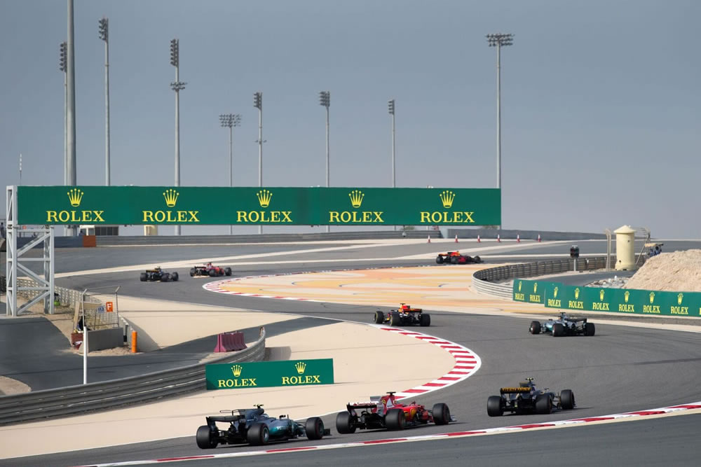 F1 Bahrain race track