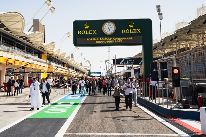 Bahrain pitlane