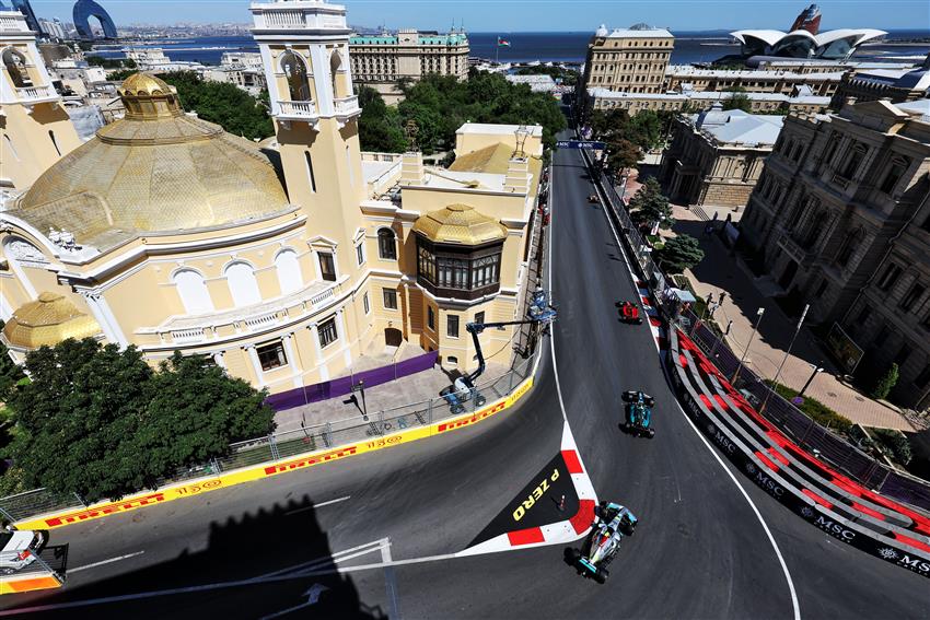 Baku circuit paddock