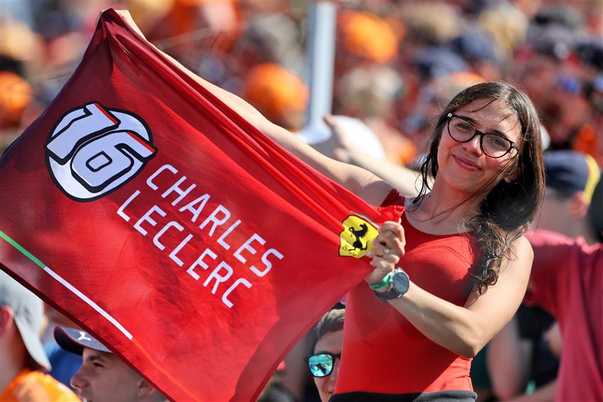Charles Leclerc race fan
