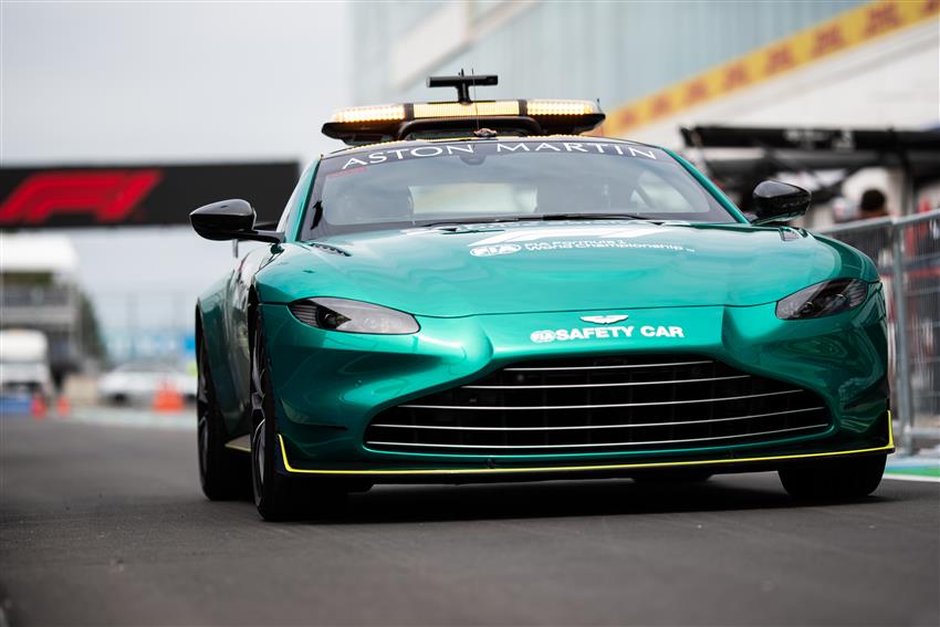 Aston Martin safety car