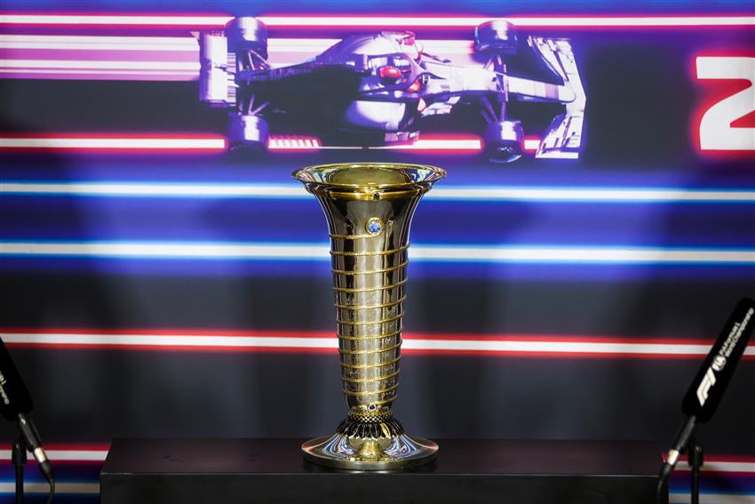 F1 winner’s trophy