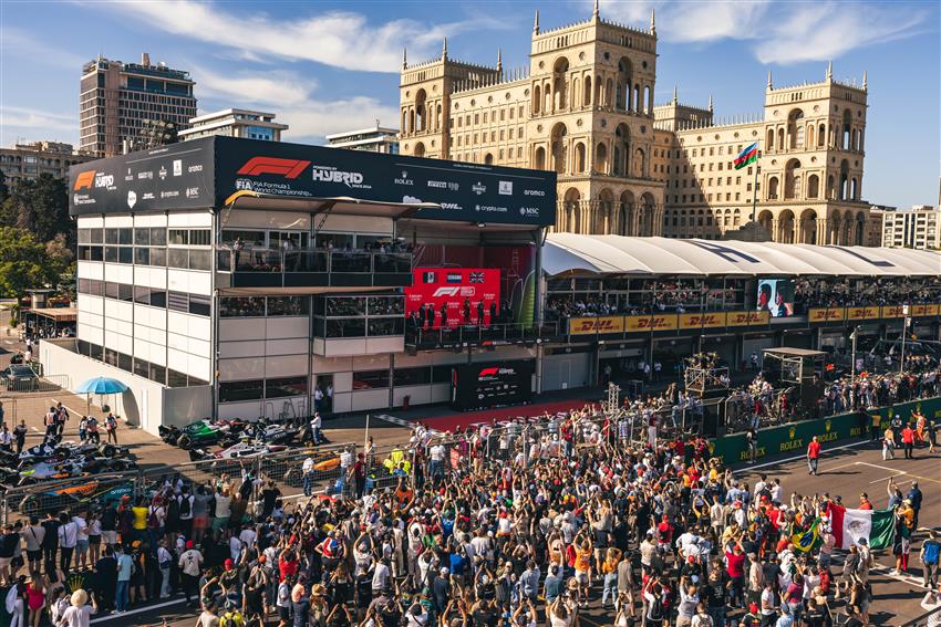 Azerbaijan paddock club 2023