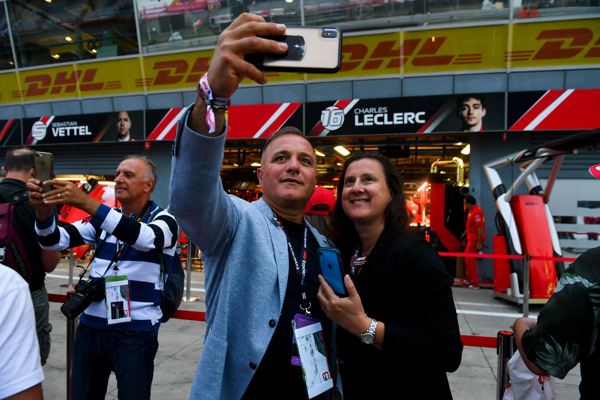 F1 pit lane monza