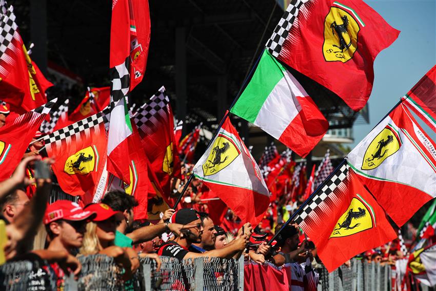 Monza Italian f1 flags
