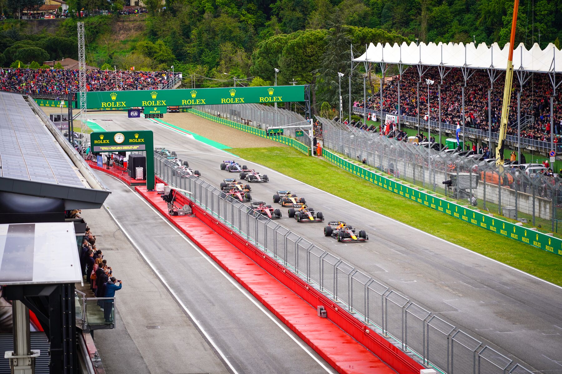 Circuit Imola Main straight