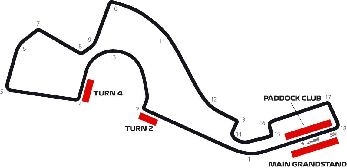 Formula 1 Seating Chart